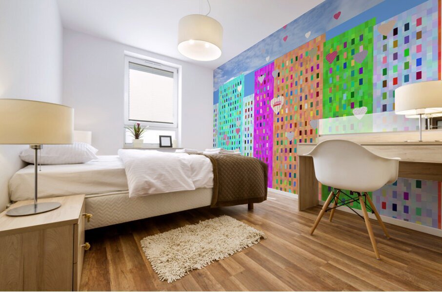 Love Reigns 4 Mural print