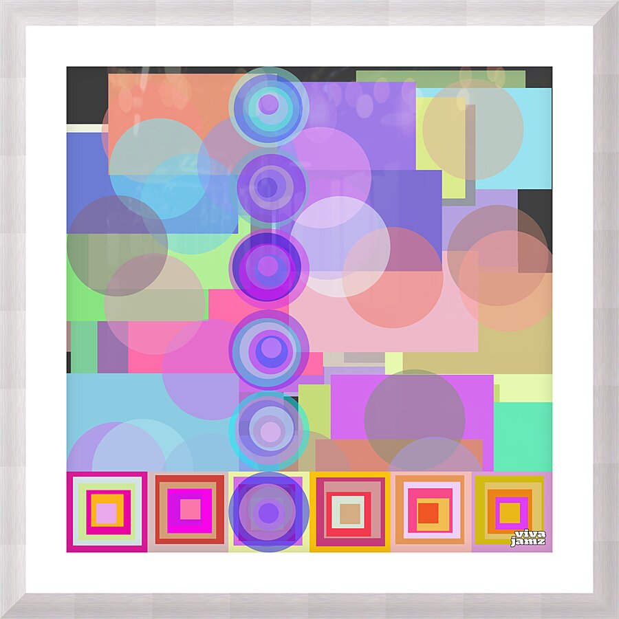 Color Jungle 4 Picture Frame print
