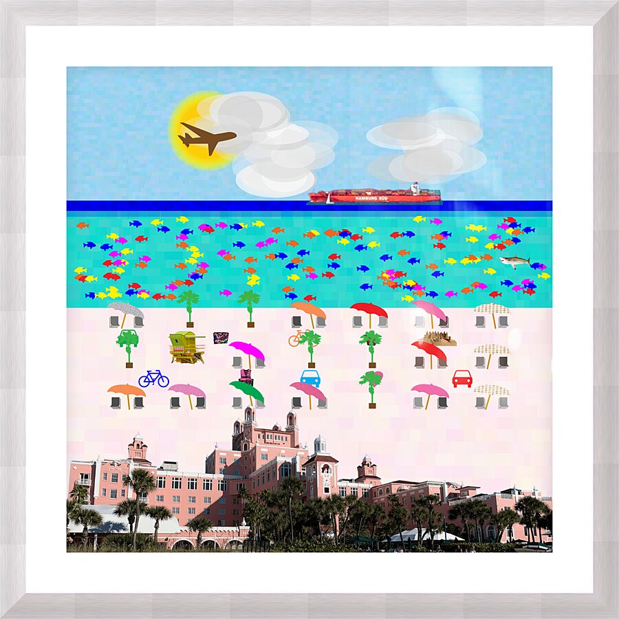 Deco Beach 4 Impression et Cadre photo