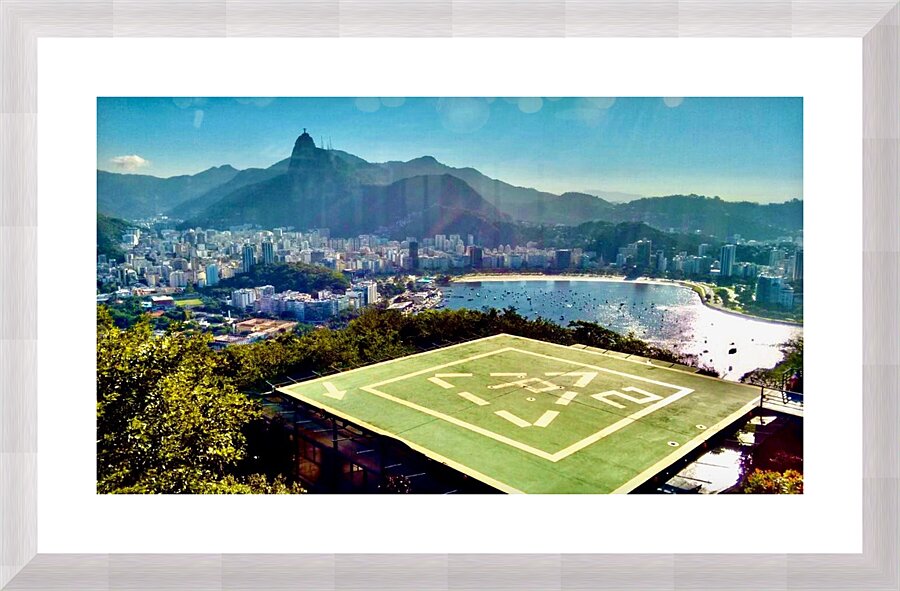 Rio helipad 1 Picture Frame print
