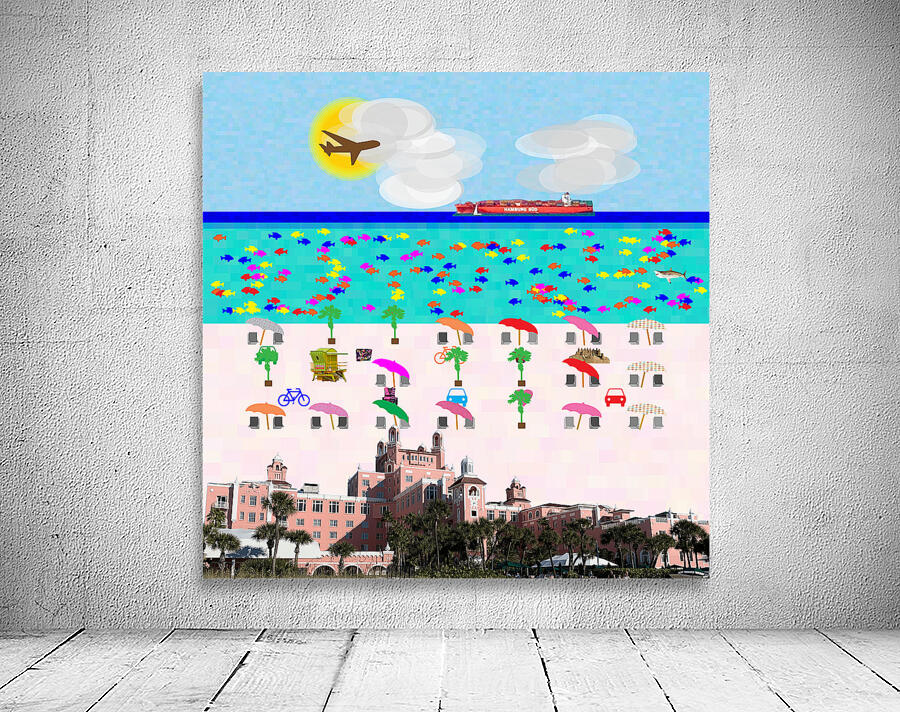 Deco Beach 4 Wall Preview