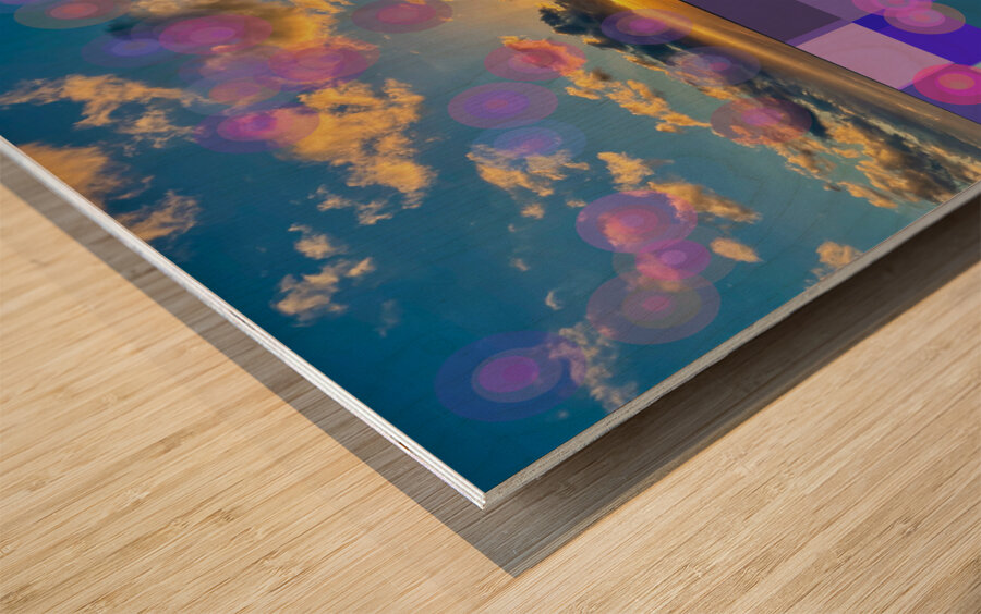 Mimosa Sky 2 Wood print