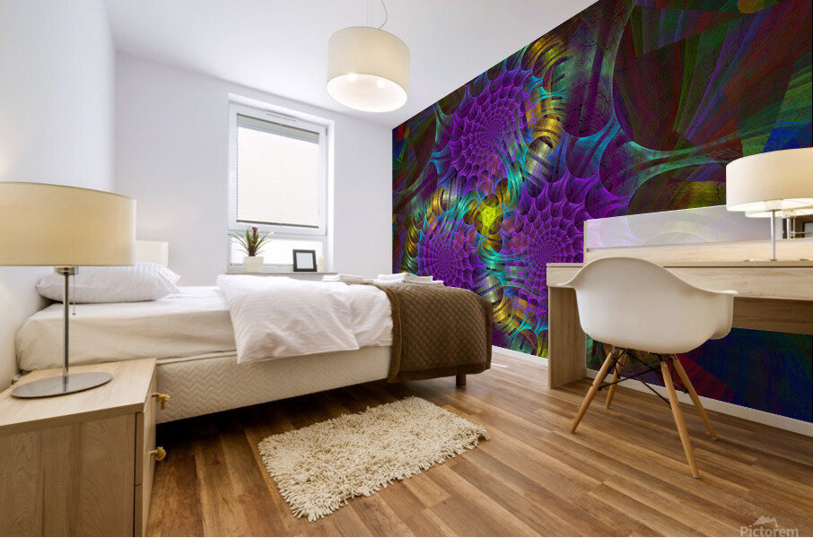 Cooperatively Spun  Mural print