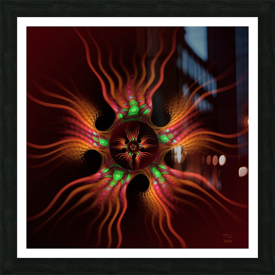 Tentacled Microcosm  Picture Frame print