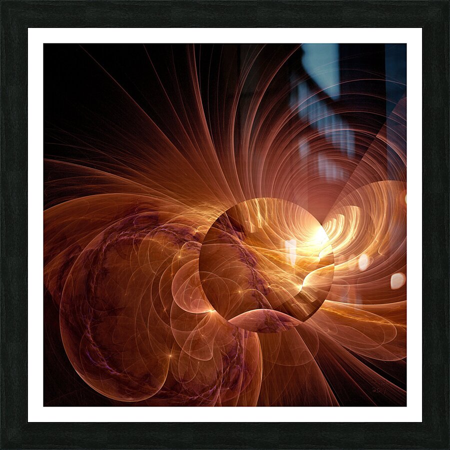 Through the Lens  Picture Frame print