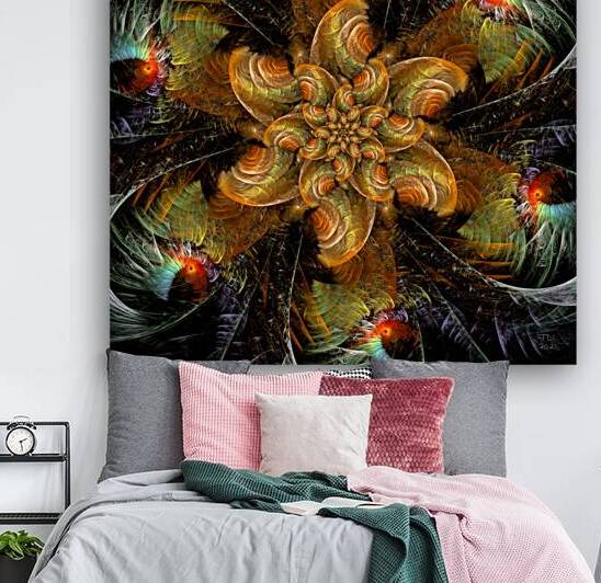Entwined Corolla of a Fractal Flower  by Jodi DiLiberto 