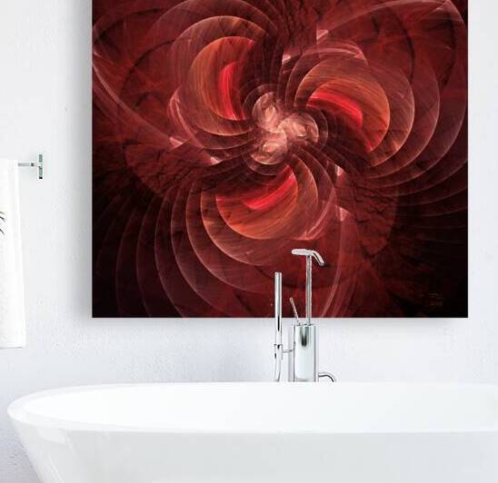 Rapidly Rotating Blades of a Fractal Fan  by Jodi DiLiberto 