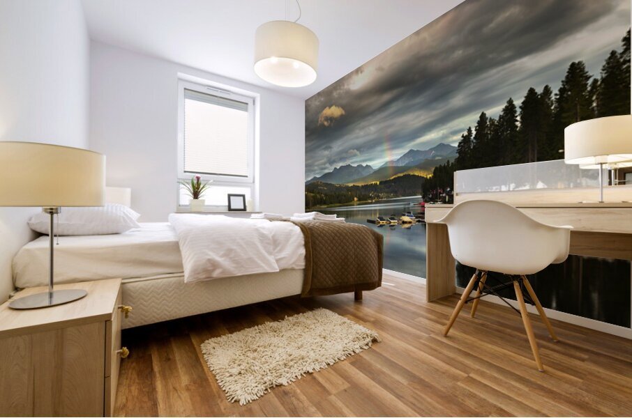 boat club 72x24 print Mural print