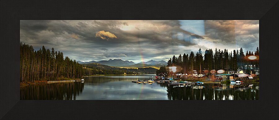 boat club 72x24 print Picture Frame print