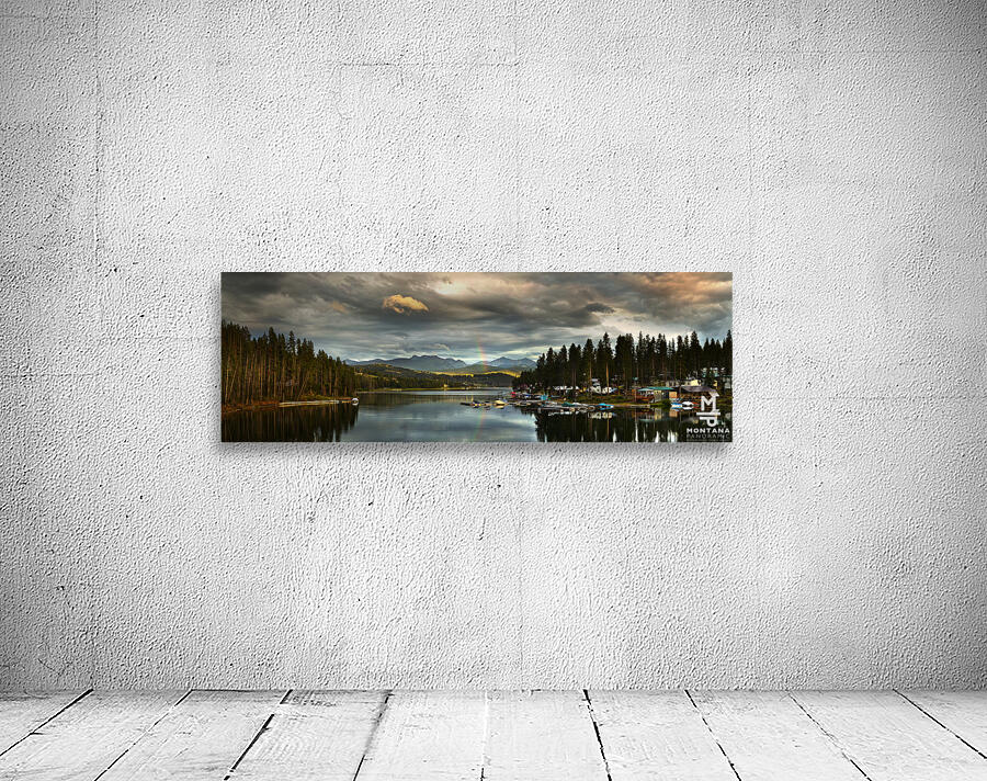 boat club 72x24 print Wall Preview