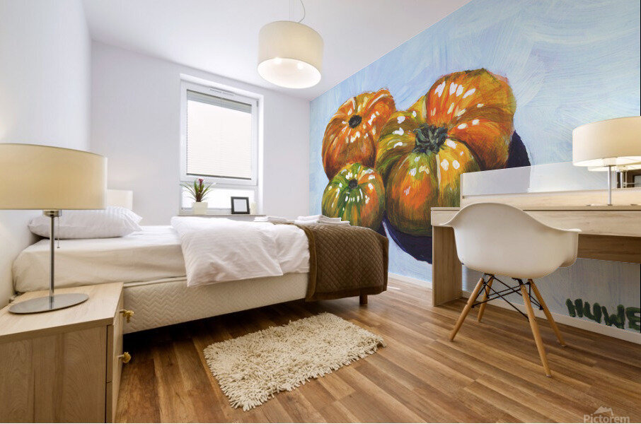 Dads Tomatoes Mural print