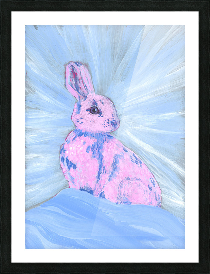 Fairy tale rabbit Picture Frame print