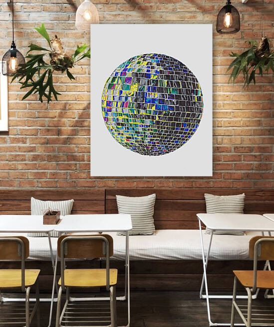 Disco ball by Studio Huwe