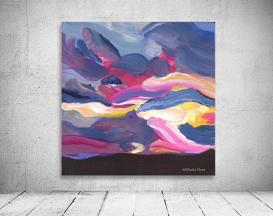 Abstract sunset Wall Preview