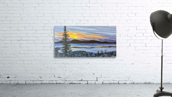 Toad Mountain sunset Wall Preview