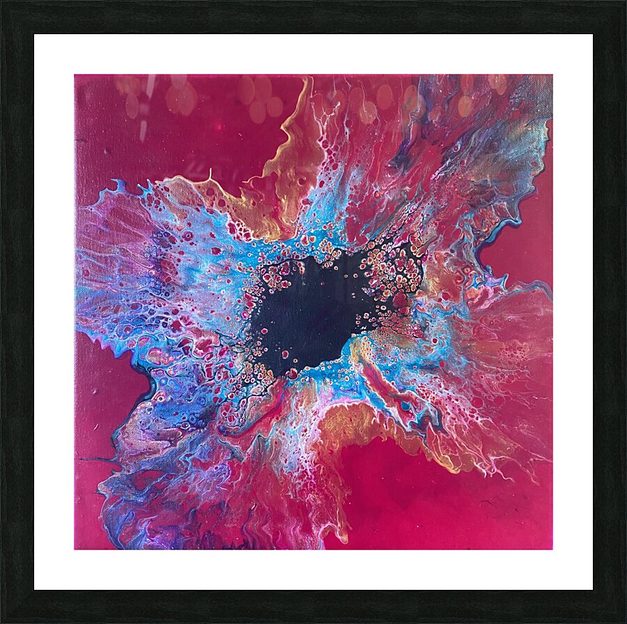 Midnight Magenta Picture Frame print