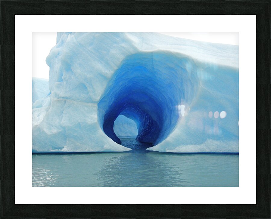 Melting Iceberg Picture Frame print
