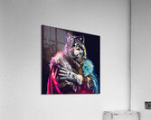 ROYAL NEON WOLF HD Acrylic Print