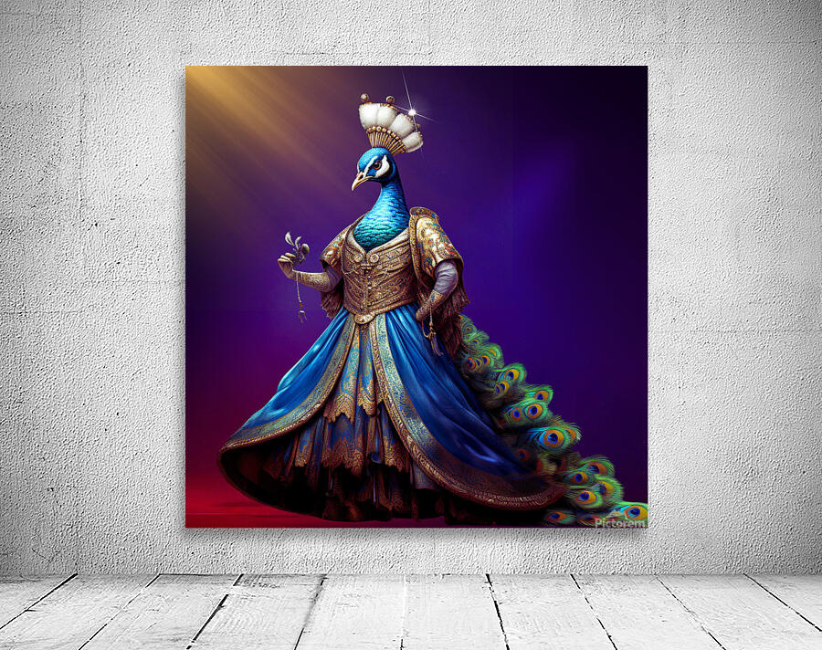 Royal Peacock   Wall Preview