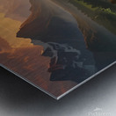 A breathtaking natural landscape paintinG Metal print