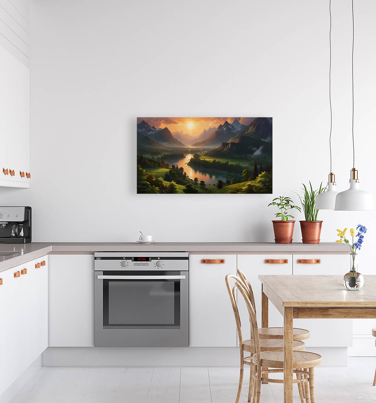 A breathtaking natural landscape paintinG Reproduction