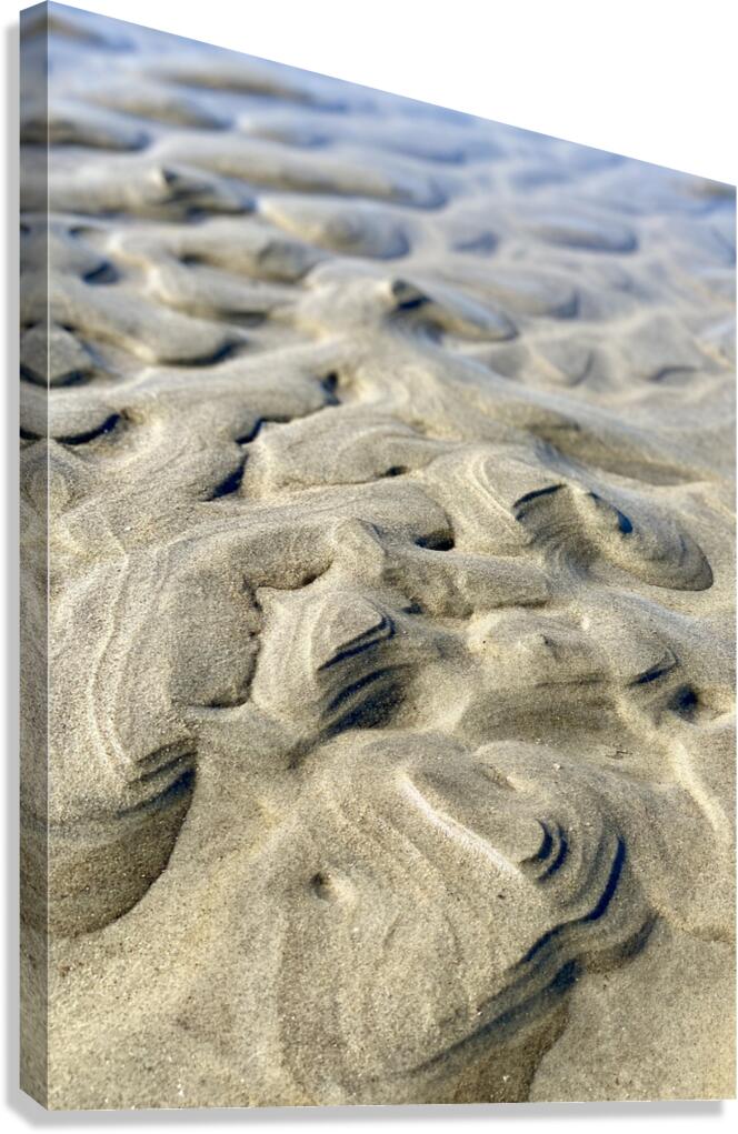 Sand Swirls Canvas Print