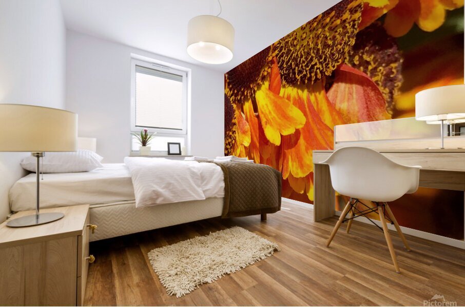 Fleurs de Soleil Mural print