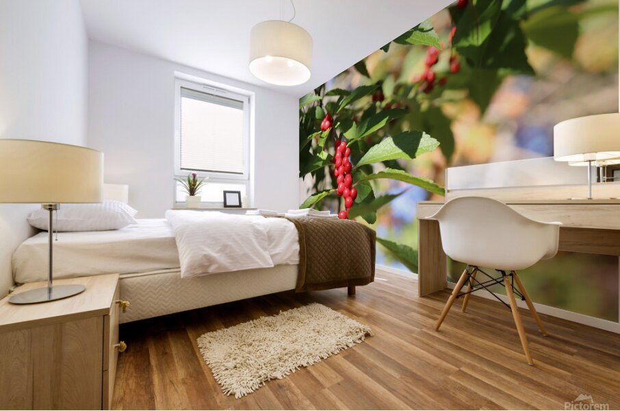 Happy Berries Mural print
