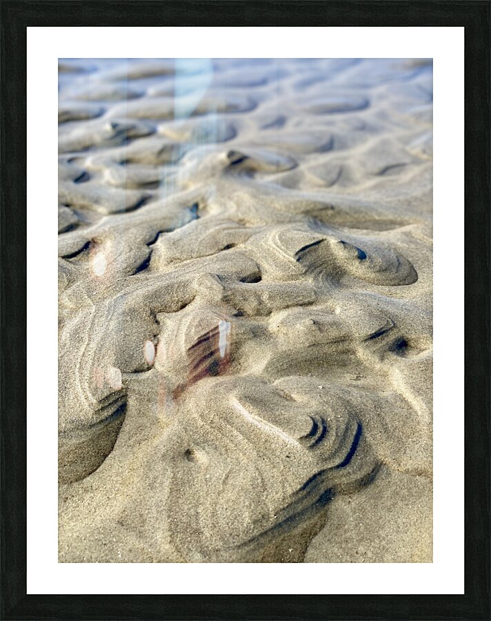 Sand Swirls Picture Frame print
