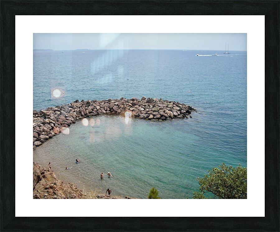 Blending Blues  Picture Frame print