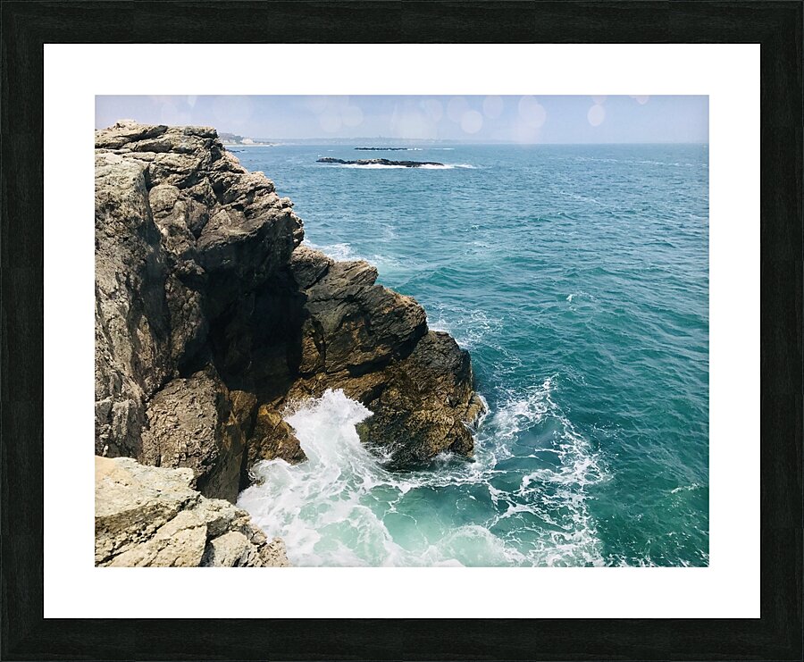Cliff Walk Picture Frame print