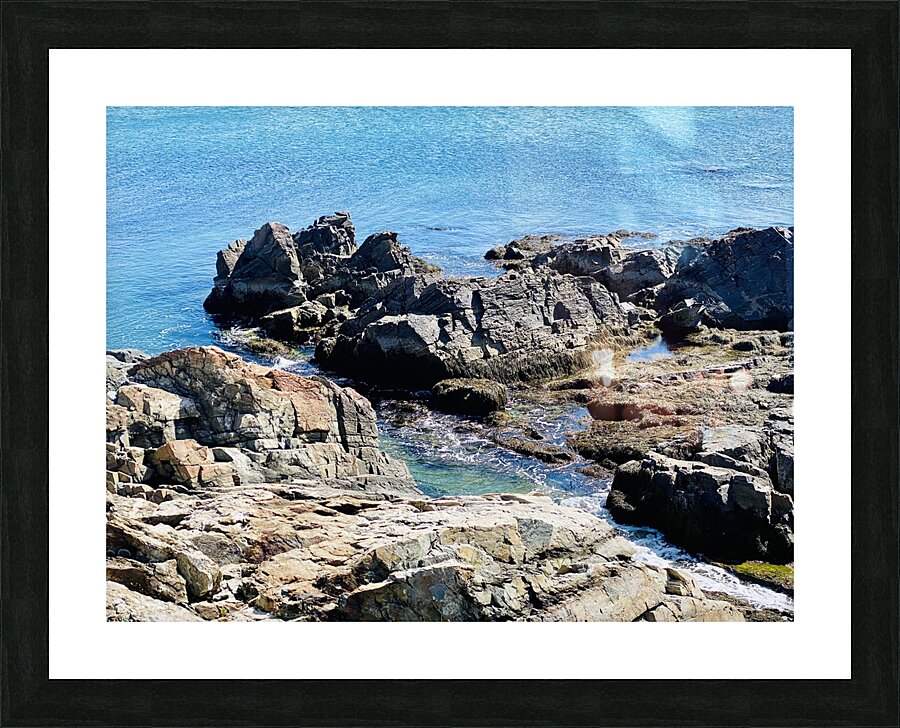 Teal Tides Picture Frame print