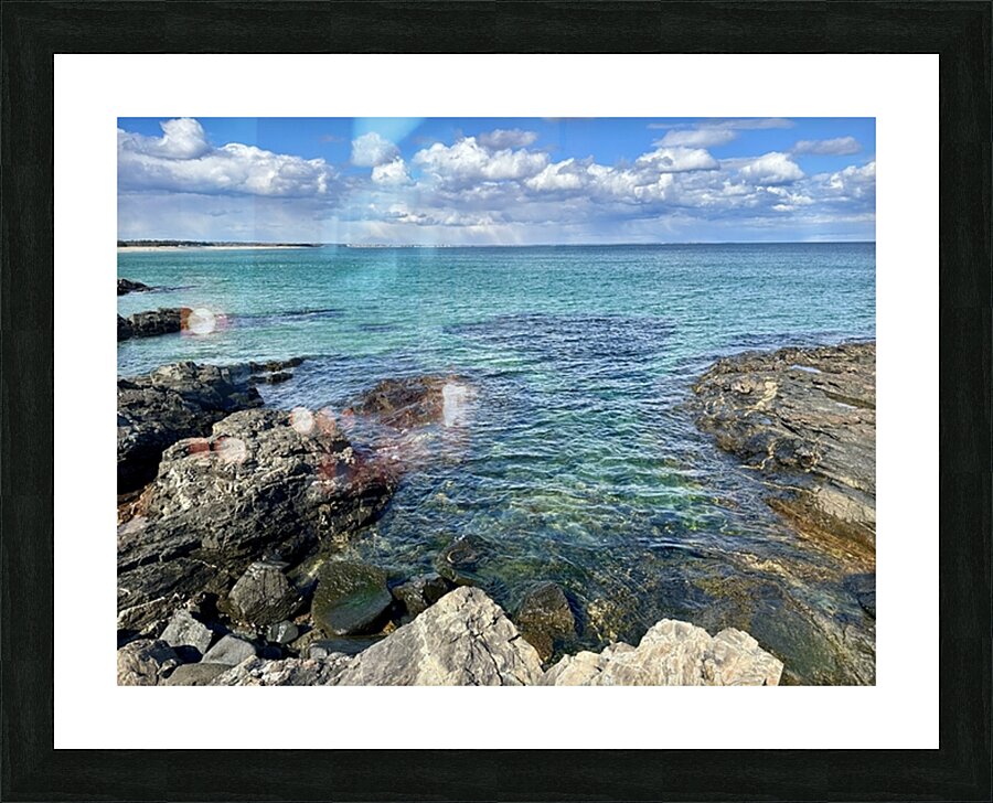 Turquoise Tides Picture Frame print