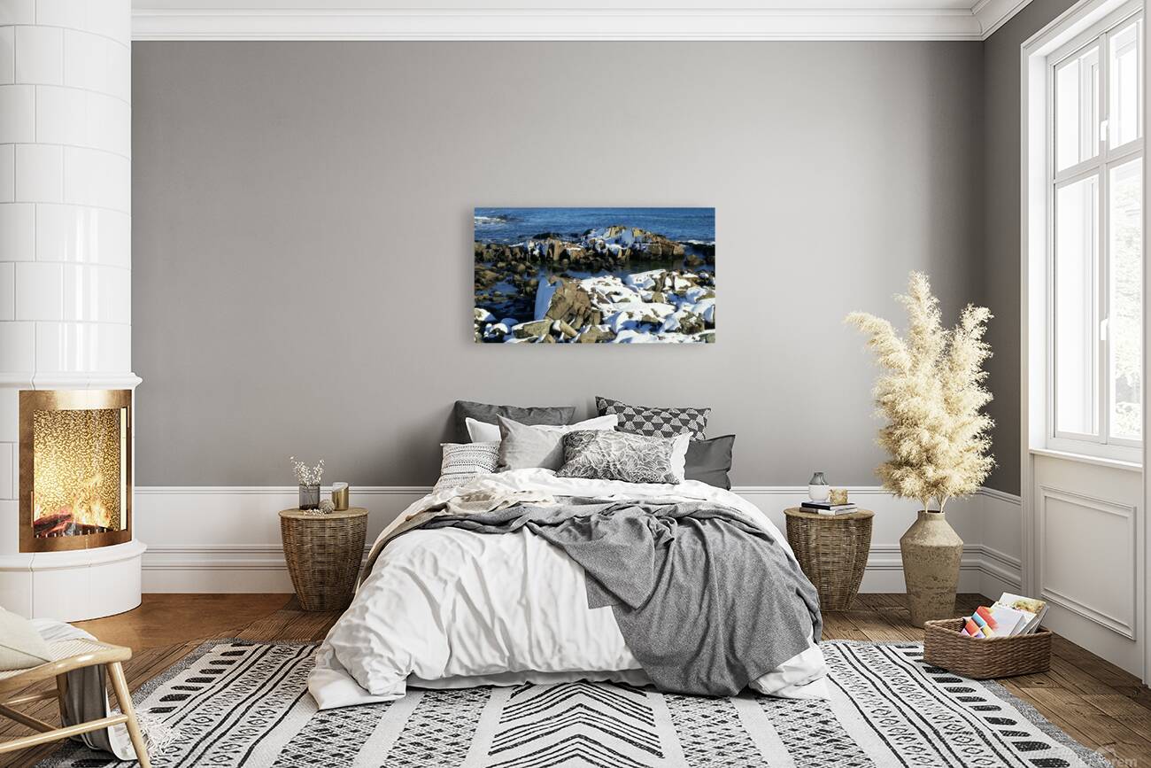 Snowy Rocks  Reproduction