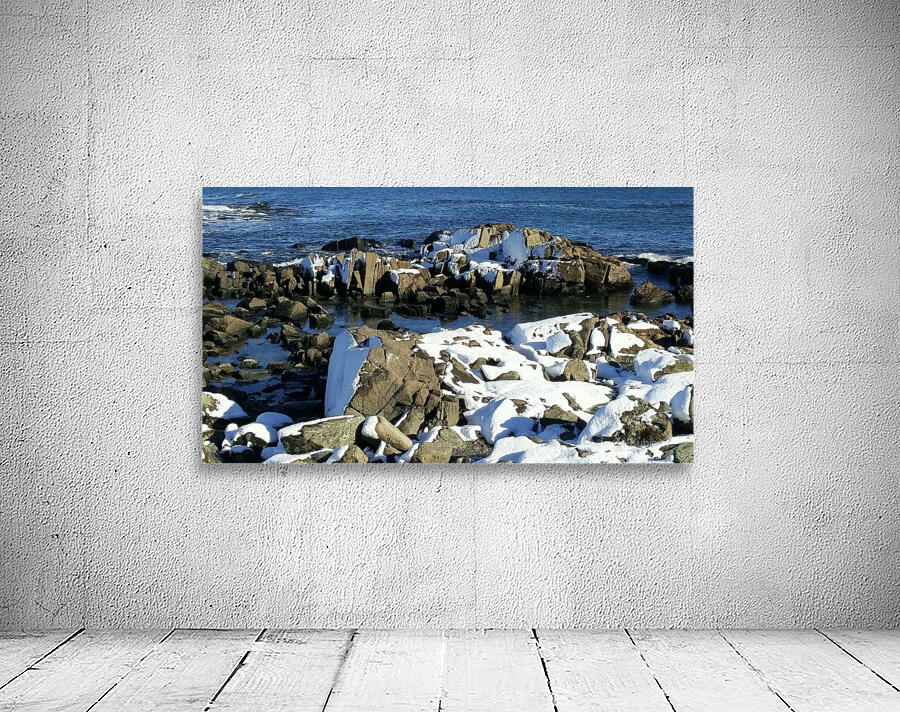 Snowy Rocks  Wall Preview