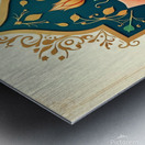 tableau rose Metal print