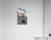 Alert Market Goat Wood Pen Acrylic Print