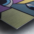 For Purple & Blue Metal print