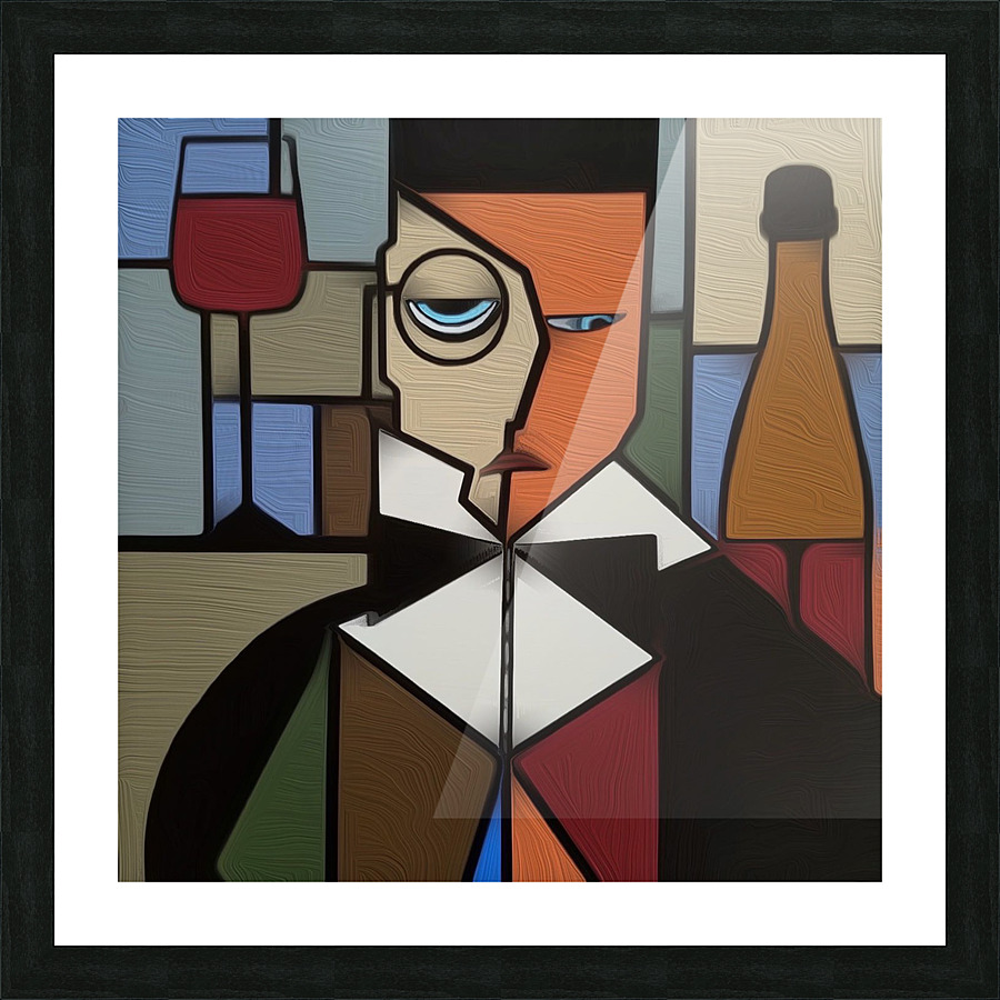Sommelier  Picture Frame print