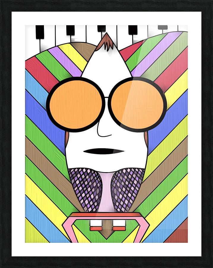 Rocket Man Picture Frame print
