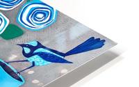 Blue Summer Wren HD Metal print