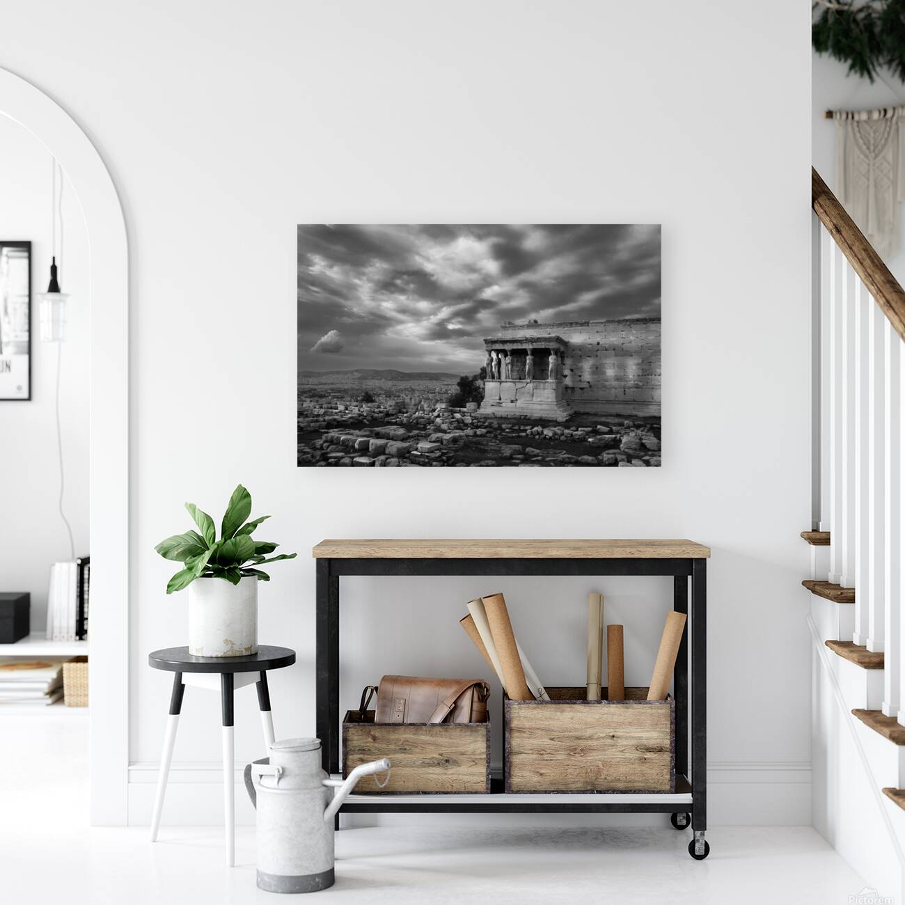 Athens Winter Mood Reproduction