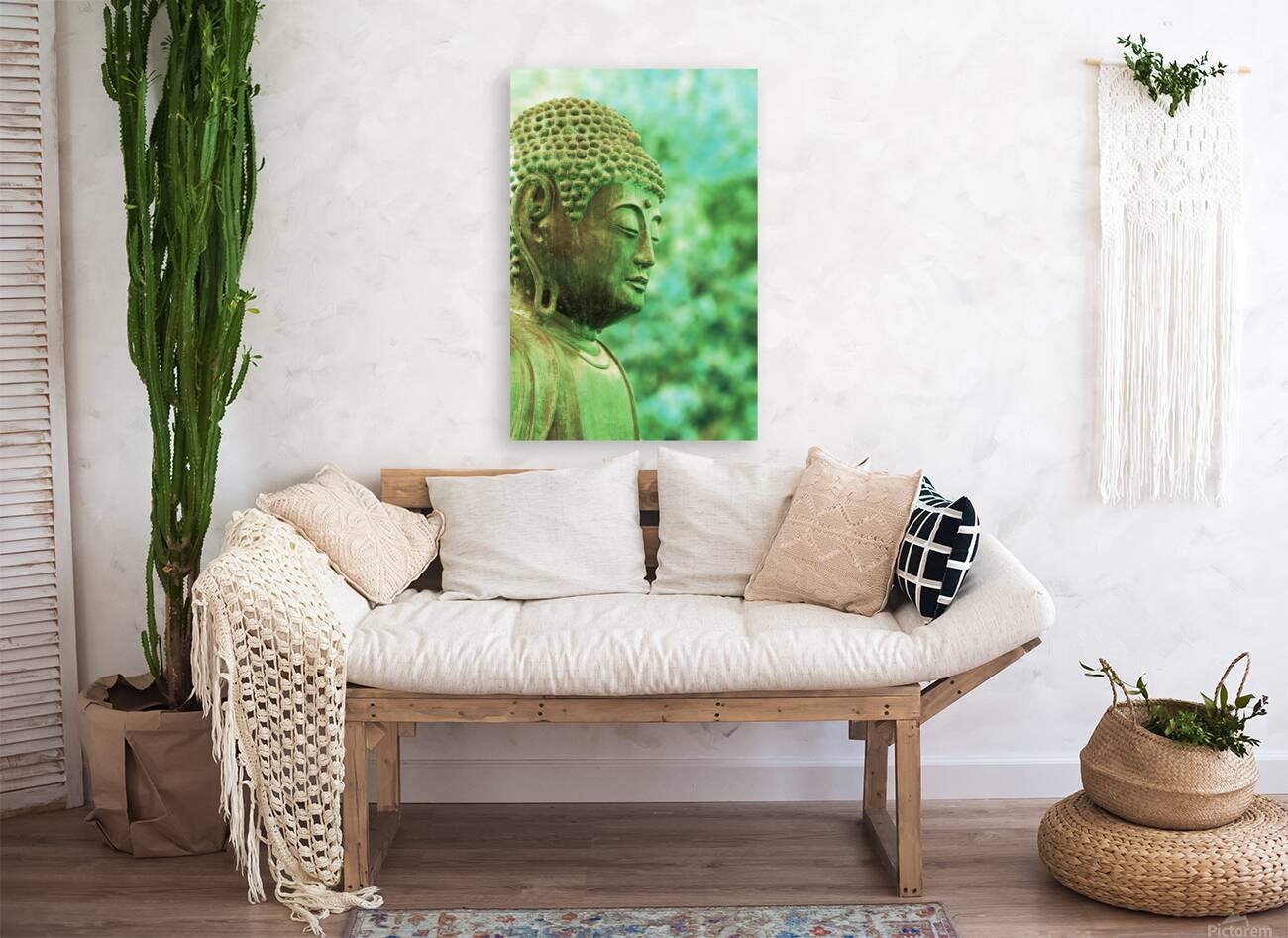 Buddha in Green Reproduction
