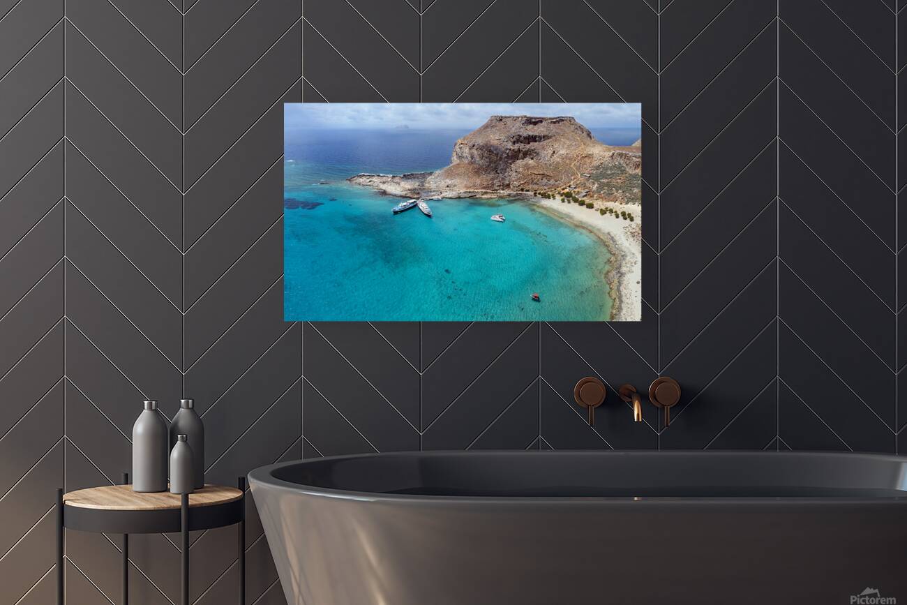 Gramvousa from Above Crete Greece Reproduction