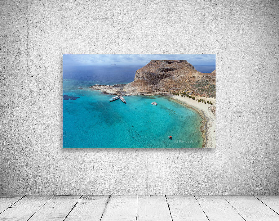 Gramvousa from Above Crete Greece Wall Preview