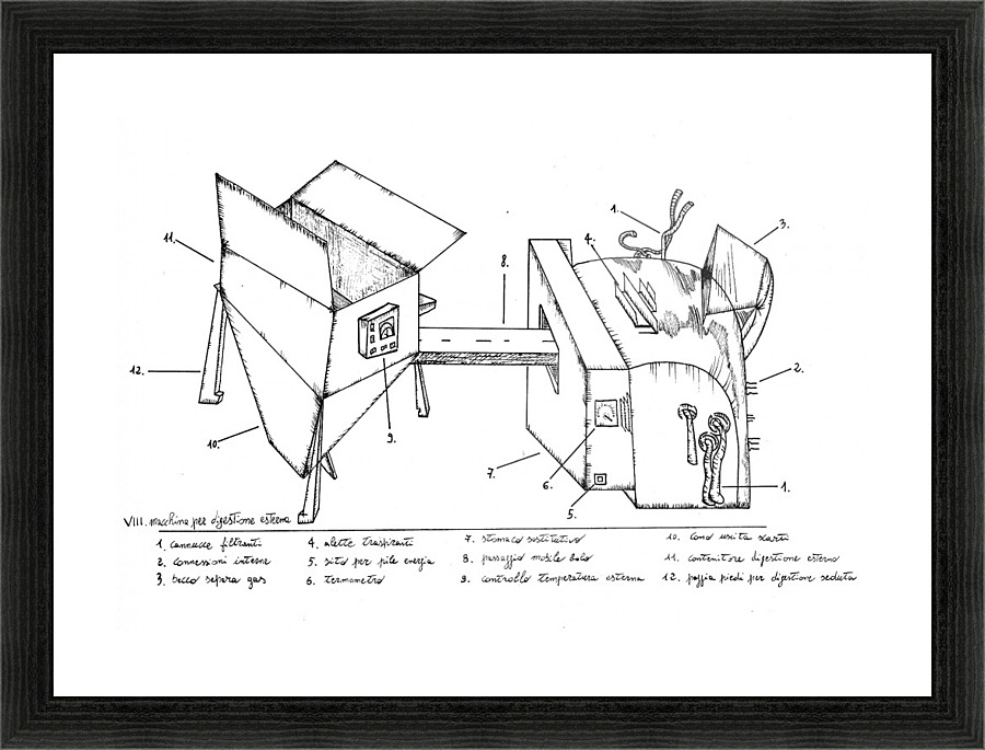 outer digestion machine651 Picture Frame print