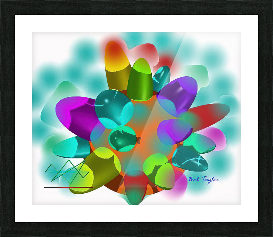 034JellyWorldMS Picture Frame print