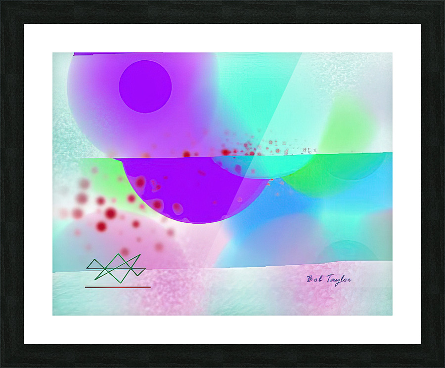 048BubbleStreamMS Picture Frame print