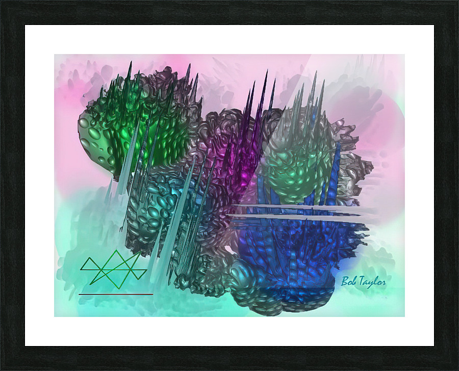 078Spires2MS Picture Frame print