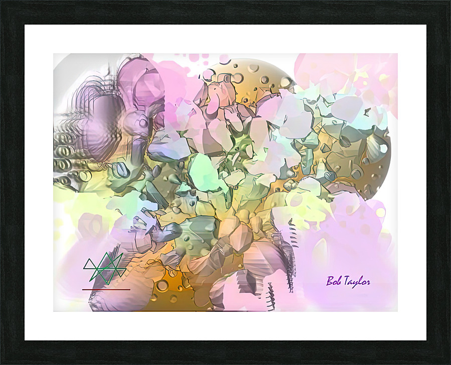 112ShatteredContinuumMS Picture Frame print